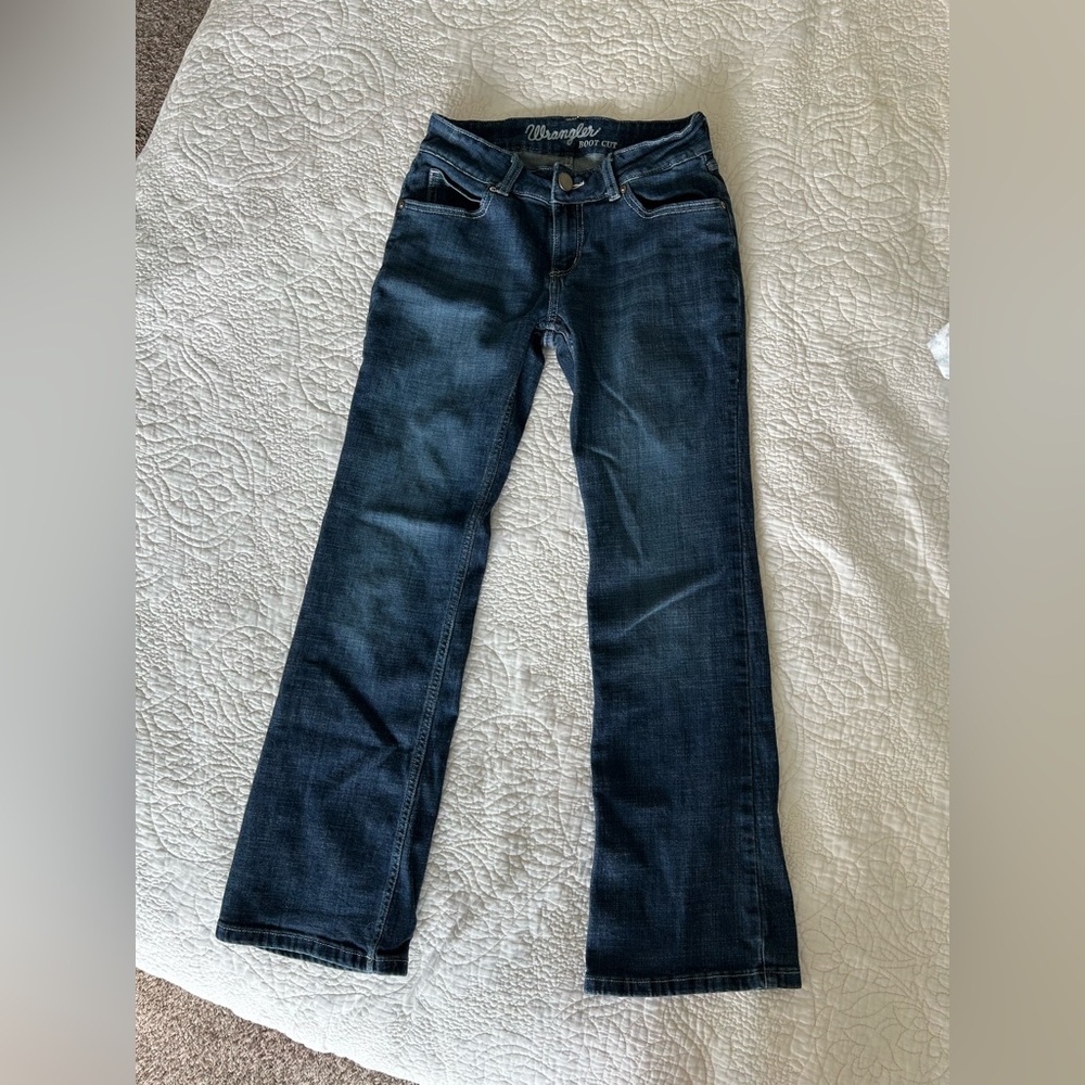 Wrangler Women's Indigo Boot Cut Jeans